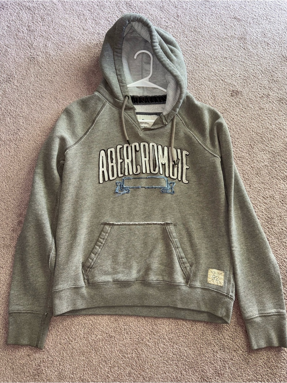 Abercrombie & Fitch Women’s Brown/Gray Hooded Sweatshirt
